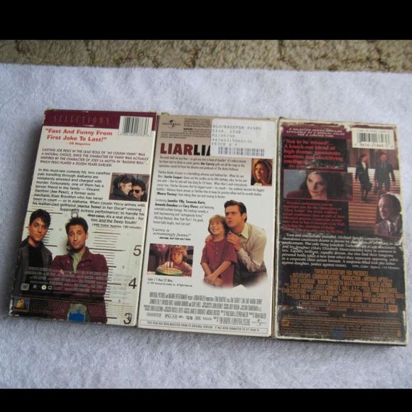 My Cousin Vinny Pesci Liar Liar Carrey Class Action VHS Cassette Tape Bundle $3 - Picture 2 of 6